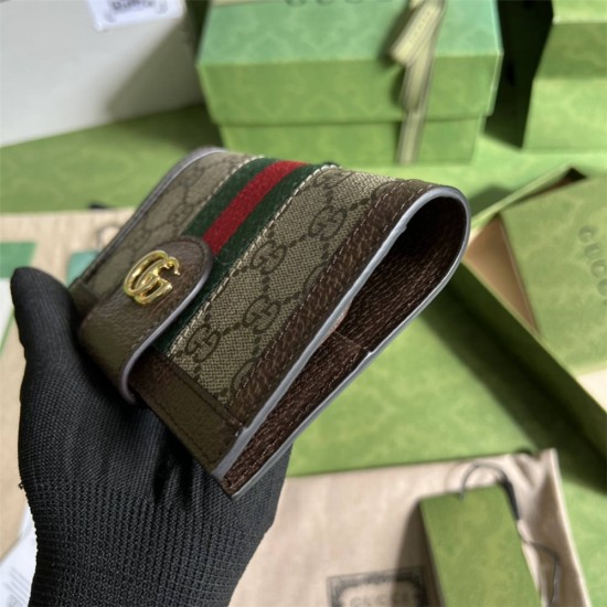 Gucci Ophidia Wallet, Monogram GG, Model: 598914, Size: 10.5x14.5cm