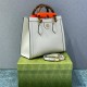 Gucci Bamboo Diana, White, Full Leather, Model: 660195, Size: 27x24x11cm