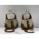 Gucci Jackie 1961, Monogram, 19cm, Model: 637092, Size: 19x13x3cm