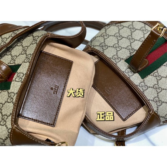 Gucci Jackie 1961, Monogram, 19cm, Model: 637092, Size: 19x13x3cm