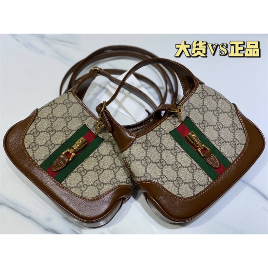 Gucci Jackie 1961, Monogram, 19cm, Model: 637092, Size: 19x13x3cm