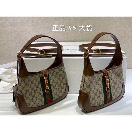 Gucci Jackie 1961, Monogram, 27.5cm, Model: 636706, Size: 27.5x19x4cm