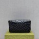 Gucci GG Marmont, Black, 21cm, Model: 751526, Size: 21x12x5cm