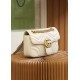 Gucci GG Marmont, 22cm, White, Model: 446744, Size: 22x13x6cm