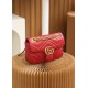 Gucci GG Marmont, 22cm, Red, Model: 446744, Size: 22x13x6cm