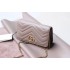 Gucci GG Marmont Mini, 18cm, Pink, Model: 488426, Size: 18x10.5x4.5cm