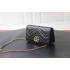 Gucci GG Marmont Mini, 18cm, Black, Model: 488426, Size: 18x10.5x4.5cm