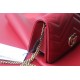 Gucci GG Marmont Mini, 18cm, Red, Model: 488426, Size: 18x10.5x4.5cm