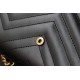 Gucci GG Marmont Mini, 20cm, Black, Model: 474575, Size: 20x13x6cm