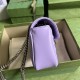 Gucci GG Marmont, Purple, 23cm, Model: 446744, Size: 23x14x6cm