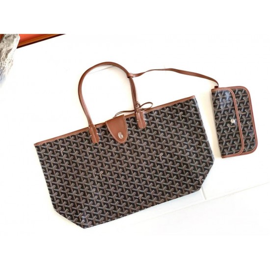 Goyard St Louis Tote Medium Brown PM34 34x28x15cm