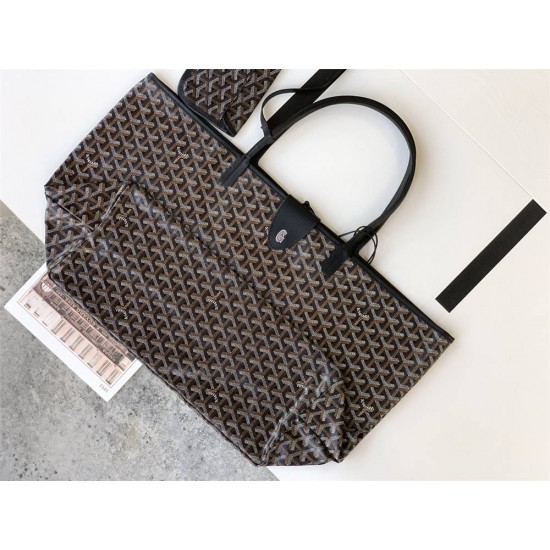 Goyard St Louis Tote Medium Black PM34 34x28x15cm