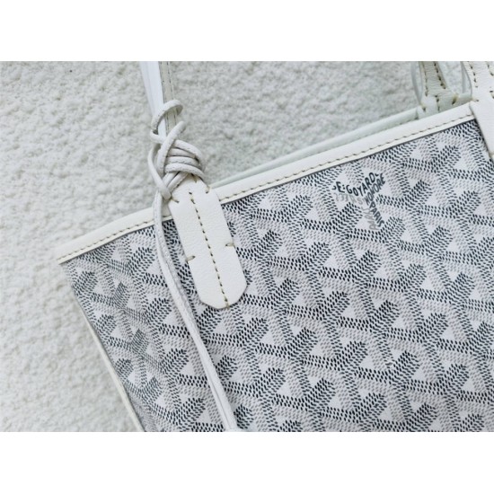 Goyard St Louis Tote Mini Light Gray 29x20x10cm