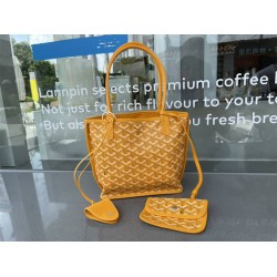 Goyard St Louis Tote Mini Yellow 29x20x10cm