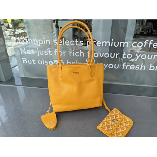 Goyard St Louis Tote Mini Yellow 29x20x10cm