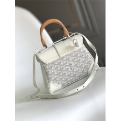 Goyard Saigon Saïgon Mini 21 White Size: 21x14x8.5cm