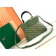 Goyard Saigon Saïgon Mini 21 Green Size: 21x14x8.5cm