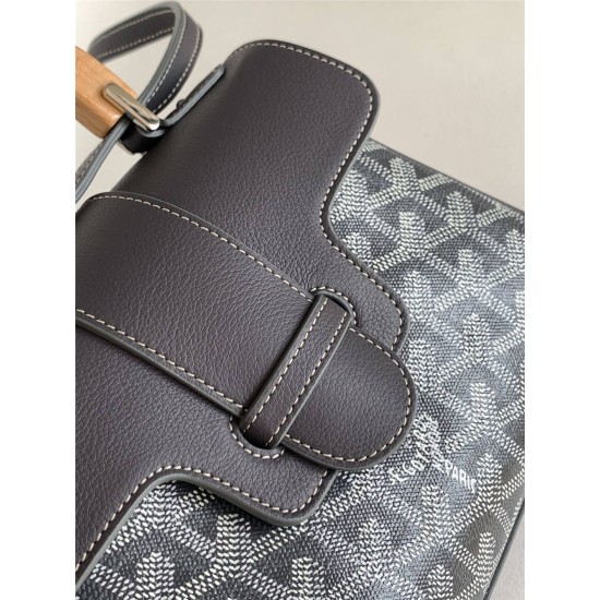 Goyard Saigon Saïgon Mini 21 Gray Size: 21x14x8.5cm