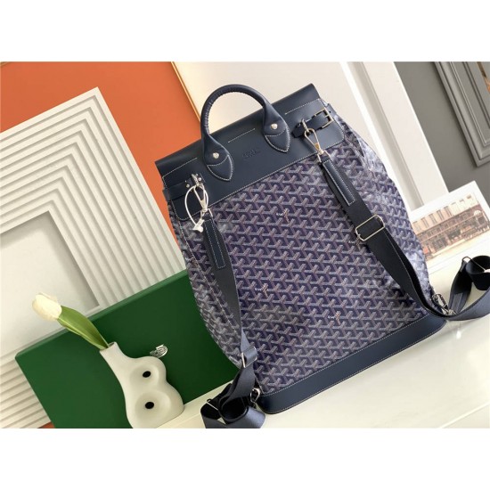 Goyard Steamer PM 48 Extra Large Travel Backpack Blue 48 cm x 22 cm x 36 cm