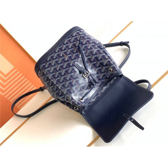 Goyard Alpin Mini 21.5 Deep Blue 8.5x18.5x21.5cm