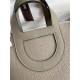 Hermes Hermès Picotin 18 in the loop...18cm Imported Taurillon Clemence Swift Leather Asphalt Grey Gold Hardware Waxed Thread Hand-Stitched