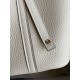 Hermes Hermès Picotin 18 Taurillon Clemence I2 Cream White Gold Hardware Hand-Stitched