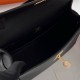 Hermes Hermès Mini Kelly 22cm Swift Imported Plain Leather Ck89 Black Waxed Thread Gold Hardware Hand-Stitched