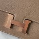 Hermes Hermès Constance 19cm Epsom Ck18 Elephant Grey Waxed Thread Rose Gold Hardware Hand-Stitched