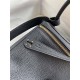 Hermes Hermès Lindy 26cm Imported Evercolor Leather Black Gold Hardware Hand-Stitched