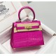 Hermes Hermès Mini Kelly 2 Big-Eared Arabian Nights Purple 20cm Hand-Stitched