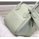 Hermes Hermès Mini Lindy 19 Togo Bubble Color Size: 19.5cm Width 12.5cm Silver Hardware Hand-Stitched