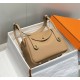 Hermes Hermès Lindy 26 Togo Milk Tea Brown 26cm Silver Hardware Hand-Stitched