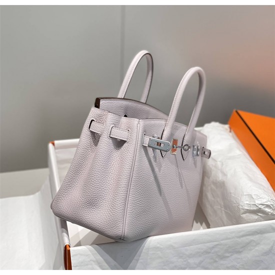 Hermes Hermès Birkin 25 Togo Dreamy Purple Silver Hardware Hand-Stitched