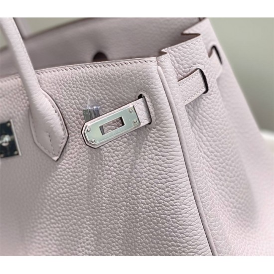 Hermes Hermès Birkin 25 Togo Dreamy Purple Silver Hardware Hand-Stitched