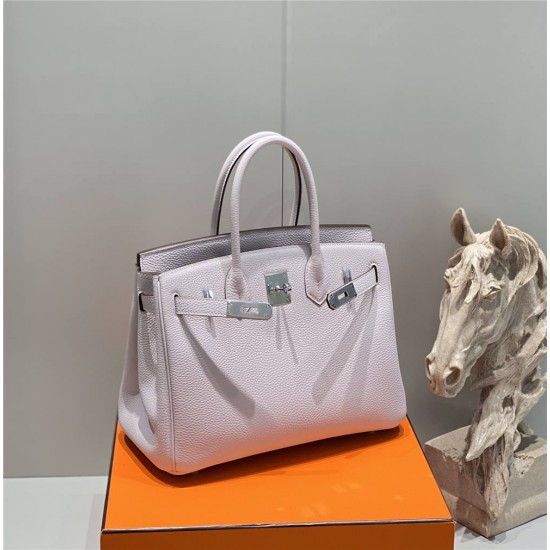 Hermes Hermès Birkin 30 Togo Dreamy Purple Silver Hardware Hand-Stitched