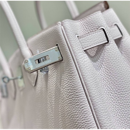 Hermes Hermès Birkin 30 Togo Dreamy Purple Silver Hardware Hand-Stitched