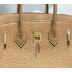 Hermes Hermès Birkin 25 Togo Milk Tea Brown Gold Hardware Hand-Stitched