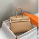 Hermes Hermès Birkin 30 Togo Milk Tea Brown Gold Hardware Hand-Stitched