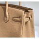 Hermes Hermès Birkin 30 Togo Milk Tea Brown Gold Hardware Hand-Stitched