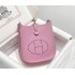 Hermes Hermès Evelyne 18 Togo Pink Silver Hardware Hand-Stitched