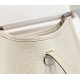 Hermes Hermès Evelyne 18 Togo White Silver Hardware Hand-Stitched