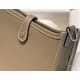 Hermes Hermès Evelyne 18 Togo Elephant Grey Silver Hardware Hand-Stitched