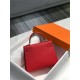 Hermes Hermès Kelly 28 Epsom Red Gold Hardware Hand-Stitched