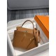 Hermes Hermès Kelly 28 Epsom Brown Gold Hardware Hand-Stitched