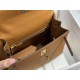 Hermes Hermès Kelly 28 Epsom Brown Gold Hardware Hand-Stitched