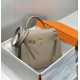 Hermes Hermès Kelly 28 Epsom Grey Gold Hardware Hand-Stitched