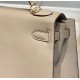 Hermes Hermès Kelly 28 Epsom Grey Gold Hardware Hand-Stitched