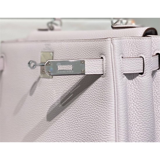 Hermes Hermès Kelly 25 Togo Dreamy Purple Silver Hardware Hand-Stitched