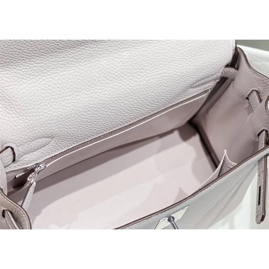 Hermes Hermès Kelly 25 Togo Dreamy Purple Silver Hardware Hand-Stitched