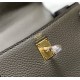 Hermes Hermès Kelly 25 Togo Dark Grey Gold Hardware Hand-Stitched